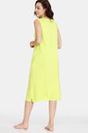 Zivame Bunny Rolls Knit Cotton Mid Length Nightdress - Love Bird — thumbnail 3